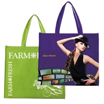 Laminated Non-Woven Landscape Tote