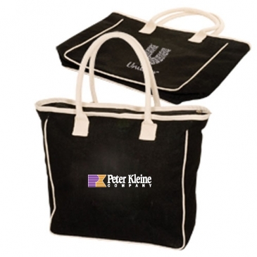 Seville Jute/Canvas Tote