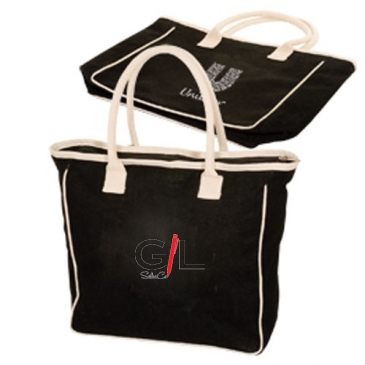 Seville Jute/Canvas Tote