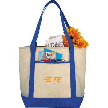 Lighthouse Non-Woven Boat Tote