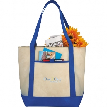 Lighthouse Non-Woven Boat Tote