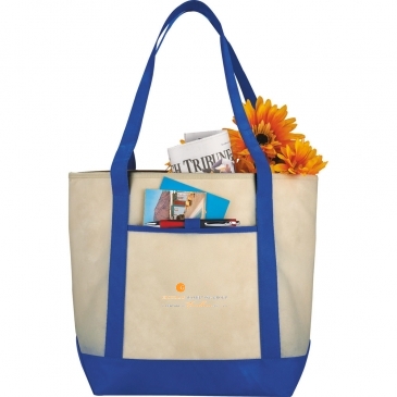 Lighthouse Non-Woven Boat Tote
