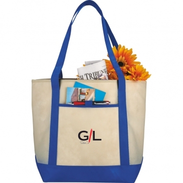 Lighthouse Non-Woven Boat Tote