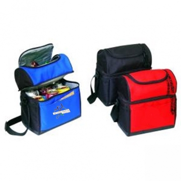 Cooler Lunch Bag W/ Leather like Bottom
