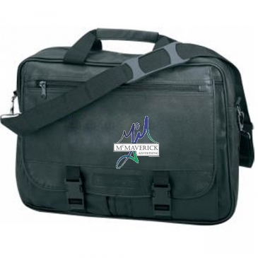 Leatherette Expandable Briefcase