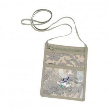 Digital Camo Badge Holder