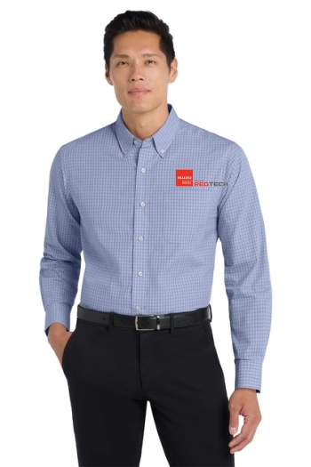 Port Authority® Plaid Pattern Easy Care Shirt