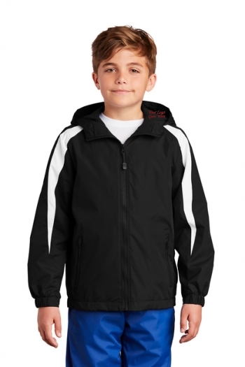 Sport-Tek® Youth Fleece-Lined Colorblock Jacket