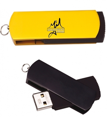 16 GB Slide USB 2.0 Flash Drive
