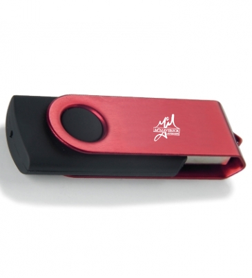 1 GB Color Accent Folding USB 2.0 Flash Drive