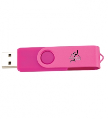 1 GB Two Tone Folding USB 2.0 Flash Drive