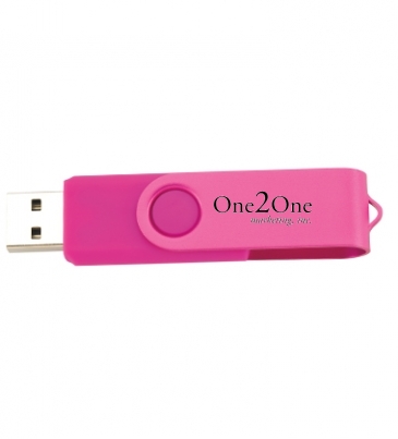 4 GB Two Tone Folding USB 2.0 Flash Drive