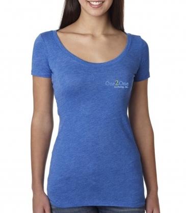 Next Level Apparel Ladies' Triblend Scoop