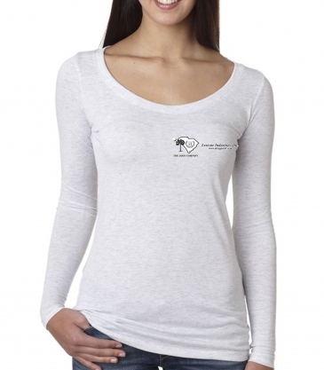 Next Level Apparel Ladies' Triblend Long-Sleeve Scoop