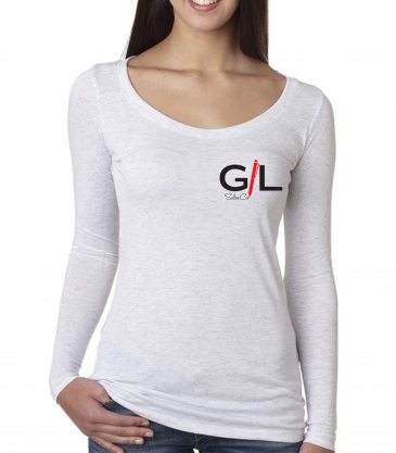 Next Level Apparel Ladies' Triblend Long-Sleeve Scoop