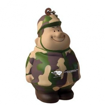 Army Bert Stress Reliever Keychain