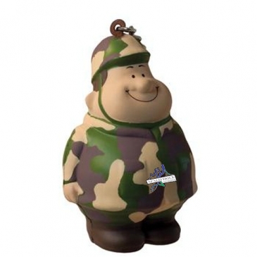 Army Bert Stress Reliever Keychain