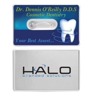 Credit Card Dental Floss w/Mirror