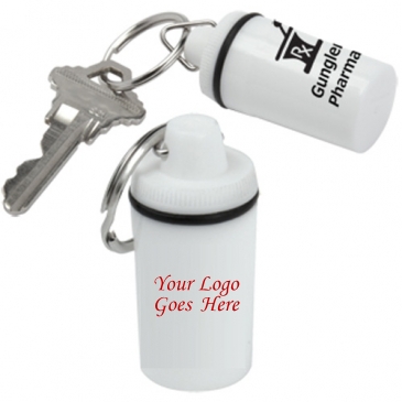 Pill Container Keytag