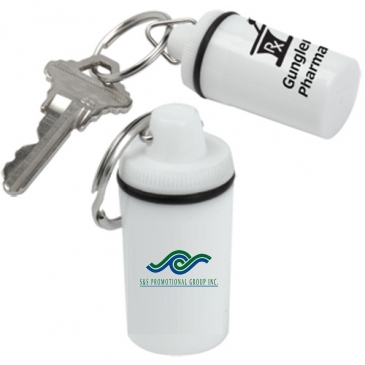 Pill Container Keytag