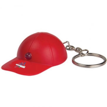 Light Up Baseball Hat Keytag