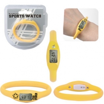 Water Resistant Silicone Sports Watch