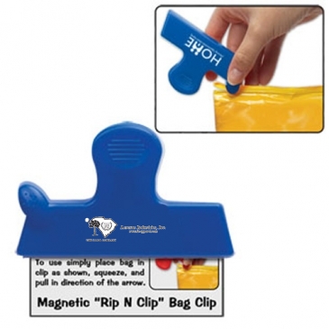 Magnetic "Rip N Clip" Bag Clip