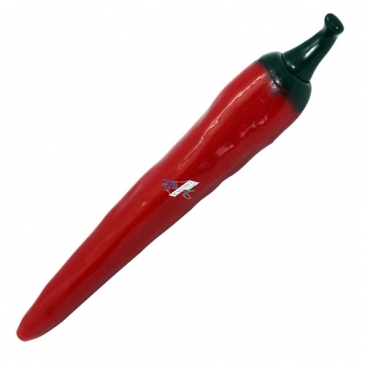 Green Jalapeño & Red Chili Pepper Clicker Pen