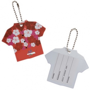 Hawaiian Shirt Luggage Tag