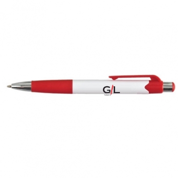 Carnival Gripper Pen With Colored Accents