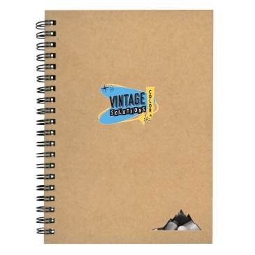 5" X 7" Spiral Stone Paper Notebook