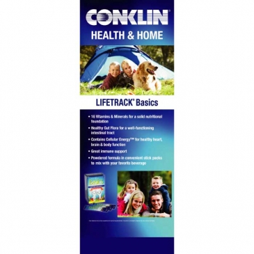 LIFETRACK Basics Retractor Banner 31.5" Kit
