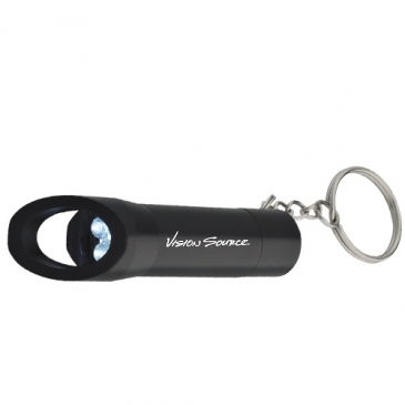 Aluminum LED Flashlight With Bottle Opener