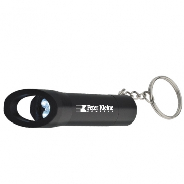 Aluminum LED Flashlight With Bottle Opener