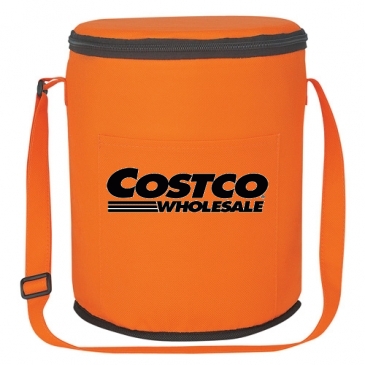 Non-Woven Round Cooler Bag_Silkscreen