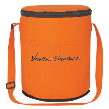 Non-Woven Round Cooler Bag_Silkscreen