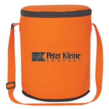 Non-Woven Round Cooler Bag_Silkscreen