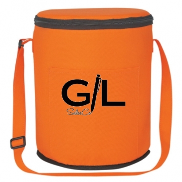 Non-Woven Round Cooler Bag_Silkscreen