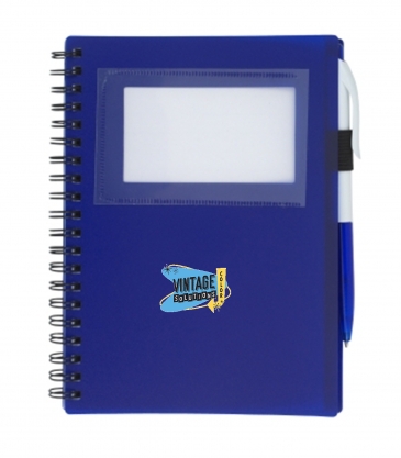 Spiral Notebook With ID Window