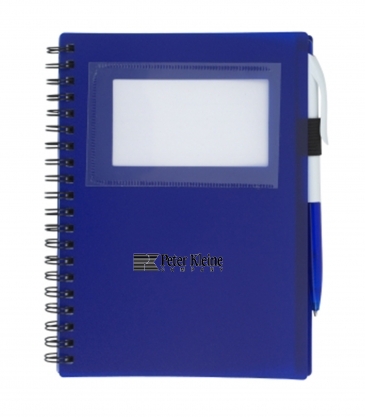 Spiral Notebook With ID Window