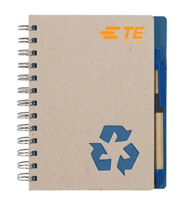 Eco-Inspired Spiral Notebook & Pen