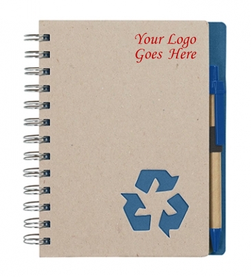 Eco-Inspired Spiral Notebook & Pen