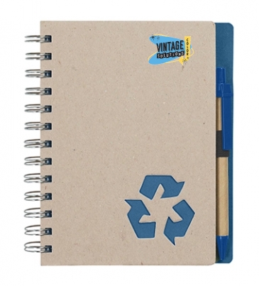 Eco-Inspired Spiral Notebook & Pen