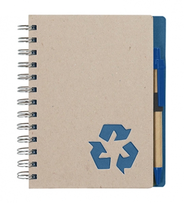 Eco-Inspired Spiral Notebook & Pen