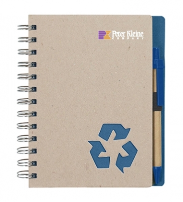 Eco-Inspired Spiral Notebook & Pen
