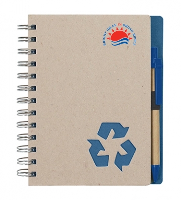 Eco-Inspired Spiral Notebook & Pen
