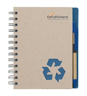 Eco-Inspired Spiral Notebook & Pen