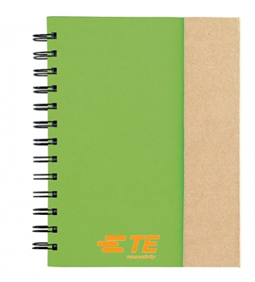 Spiral Notebook With Sticky Notes And Flags
