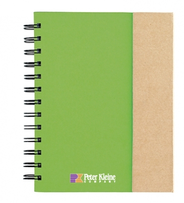 Spiral Notebook With Sticky Notes And Flags