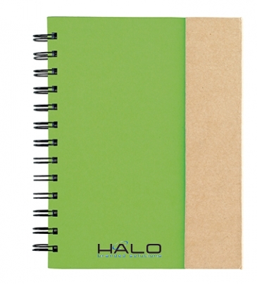 Spiral Notebook With Sticky Notes And Flags